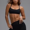 Sujetador deportivo Define Luxe Multiway con espalda abierta en negro