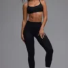 Sujetador deportivo Define Luxe Multiway con espalda abierta en negro