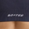 Sujetador deportivo FlexiRib con espalda cruzada en pizarra índigo
