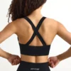Sujetador deportivo sin costuras con espalda cruzada Super Sculpt en negro