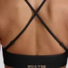 Sujetador deportivo sin costuras con espalda cruzada Super Sculpt en negro