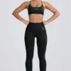 Sujetador deportivo sin costuras y sin espalda Super Sculpt en color ceniza