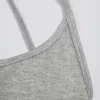 Sujetador deportivo sin costuras y sin espalda Super Sculpt en gris jaspeado