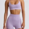 Pantalones Cortos mini sin costuras Super Sculpt en lila suave