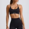 Sujetador deportivo sin costuras y sin espalda Super Sculpt en negro