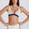 Sujetador deportivo Soft Active con capas en color marfil