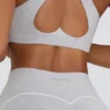 Sujetador deportivo Soft Active con cuello en V en gris