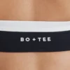 Sujetador deportivo Soft Active con cuello halter y detalle retorcido en la parte delantera en negro