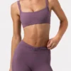 Sujetador deportivo Soft Active con detalles de costuras en color Dusk