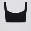 Sujetador deportivo Soft Active con detalles de costuras en negro