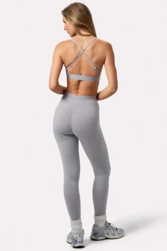 Leggings Soft Active en gris jaspeado