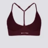 Sujetador deportivo Soft Active con espalda nadadora en color burdeos