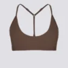 Sujetador deportivo Soft Active con espalda nadadora en color cacao