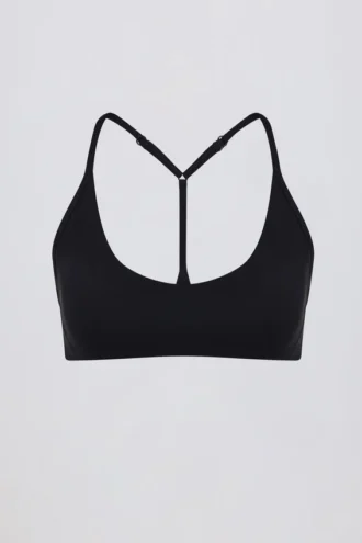 Sujetador deportivo Soft Active con espalda nadadora en negro