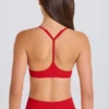 Sujetador deportivo Soft Active con espalda nadadora en rojo fresa