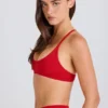Sujetador deportivo Soft Active con espalda nadadora en rojo fresa