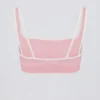 Sujetador deportivo Soft Active Contrast en rosa empolvado