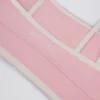 Sujetador deportivo Soft Active Contrast en rosa empolvado
