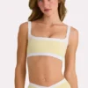 Sujetador deportivo Soft Active en color limón