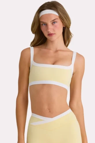 Sujetador deportivo Soft Active en color limón