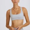 Sujetador deportivo Soft Active en gris jaspeado