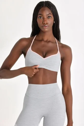 Sujetador deportivo Soft Active en gris jaspeado
