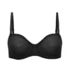 Sujetador sin tirantes de malla suave Intimates en negro