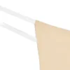 Tanga de punto sin costuras con tirantes transparentes en melocotón cálido