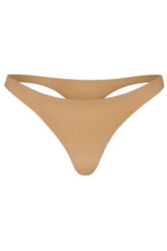 Tanga de punto sin costuras Intimates en color caramelo