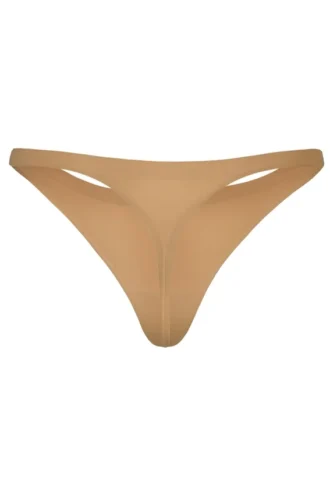 Tanga de punto sin costuras Intimates en color caramelo