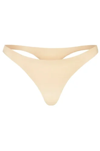 Tanga de punto sin costuras Intimates en melocotón cálido
