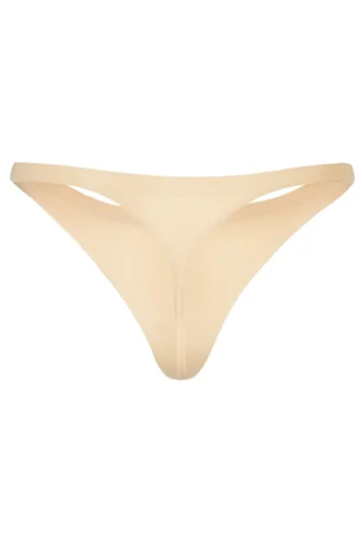 Tanga de punto sin costuras Intimates en melocotón cálido