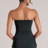 Top bandeau largo Leni en negro