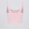 Top camisola largo sin costuras Super Sculpt en rosa empolvado