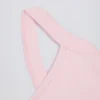 Top camisola largo sin costuras Super Sculpt en rosa empolvado