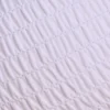 Top de bikini bandeau con tirantes de Crinkle Swim en blanco