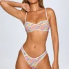 Braguitas de bikini Minori Cheeky con estampado multicolor brillante