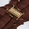 Top de bikini bandeau Pasyon en marrón chocolate