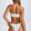 Top de bikini bandeau Rio en blanco