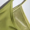 Top de bikini con capas metalizadas Kariba en verde