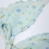 Top de bikini microtriángulo Noia en estampado floral azul