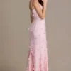 Vestido corsé con adornos Aurelia en rosa bebé Vestido corsé con adornos Aurelia en rosa bebé