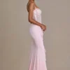 Vestido corsé de encaje adornado Beatrix Premium en rosa bebé Vestido corsé de encaje adornado Beatrix Premium en rosa bebé