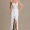 Vestido corsé de encaje con adornos Beatrix Premium en blanco Vestido corsé de encaje con adornos Beatrix Premium en blanco