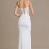 Vestido corsé de encaje con adornos Beatrix Premium en blanco Vestido corsé de encaje con adornos Beatrix Premium en blanco