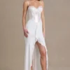 Vestido corsé de encaje con adornos Beatrix Premium en blanco Vestido corsé de encaje con adornos Beatrix Premium en blanco