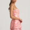 Vestido corsé sin tirantes con adornos Eliselle en rosa Vestido corsé sin tirantes con adornos Eliselle en rosa