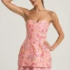 Vestido corsé sin tirantes con adornos Eliselle en rosa Vestido corsé sin tirantes con adornos Eliselle en rosa