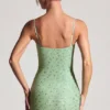 Vestido corto ajustado con adornos Aellin en color pistacho Vestido corto ajustado con adornos Aellin en color pistacho