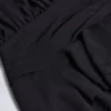Vestido corto Avalon con mangas abullonadas y cordones en negro Vestido corto Avalon con mangas abullonadas y cordones en negro